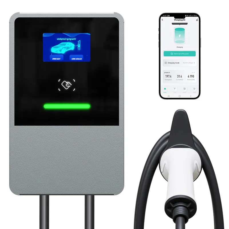 EV AC Charging Station for Home/Commercial Use with WiFi/APP/RFID Card