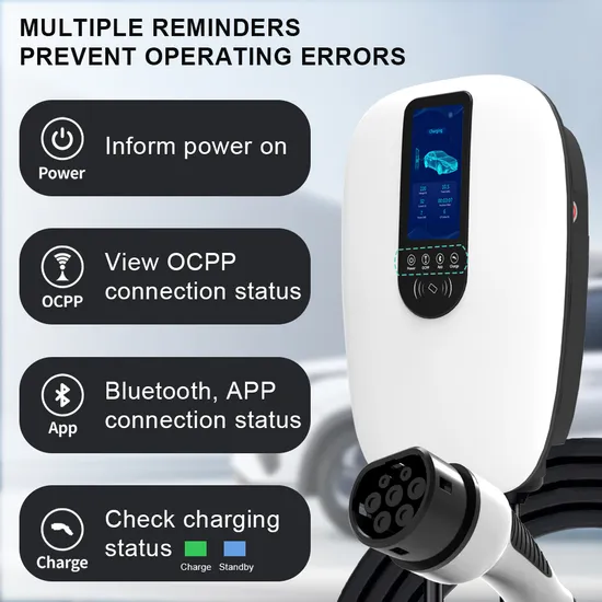 7-22kw AC EV Charger Type 2 or Type 1 Plug Wallbox Fast Electric Vehicle EV Charging Stations