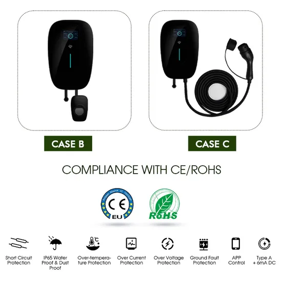 WiFi Ocpp1.6j RS-485 CE RoHS Reach Listed Electric Car Charger