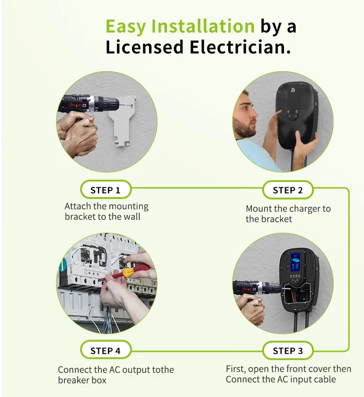 Standard Good Price EV Charger with WiFi Control for Play and Plug