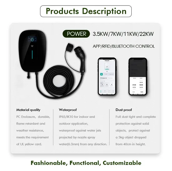 Green Science Carton Box EV 16A IEC Charger with CE